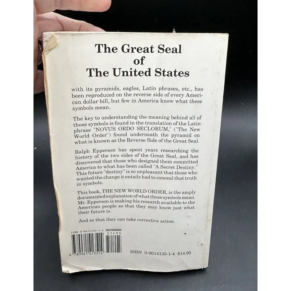 The New World Order by Epperson, Ralph - Secret Societies Illuminati 1990